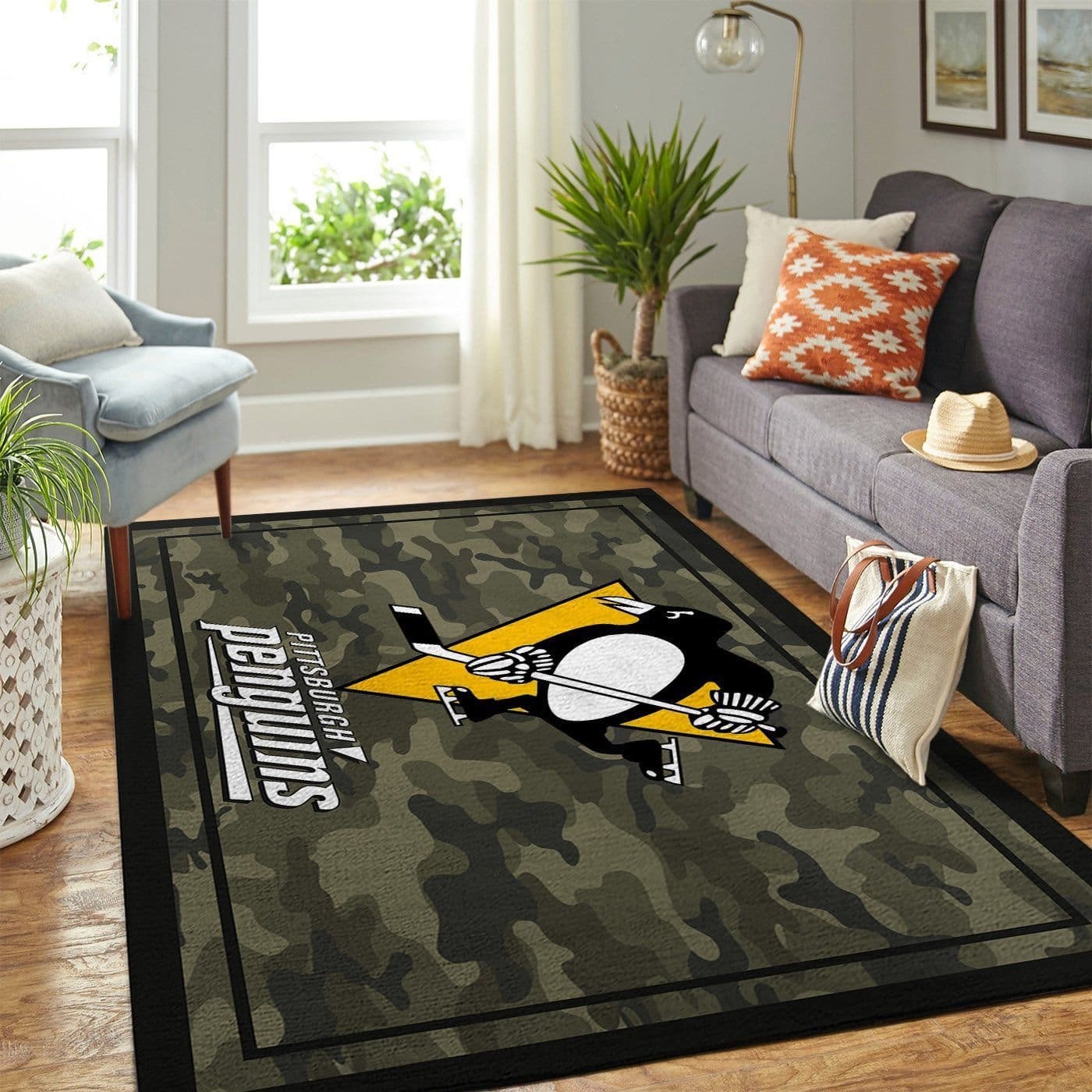 Amazon Pittsburgh Penguins Living Room Area No4625 Rug