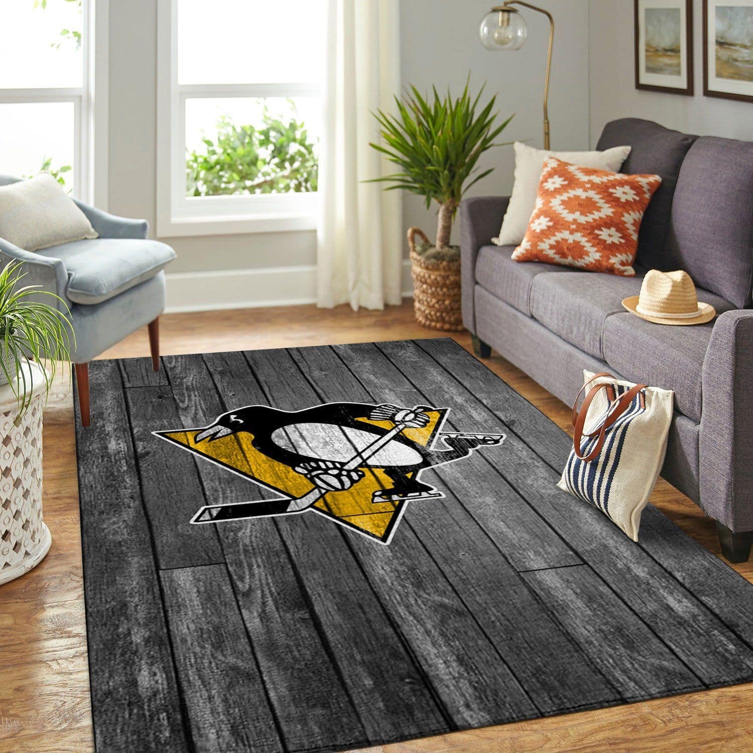 Amazon Pittsburgh Penguins Living Room Area No4626 Rug
