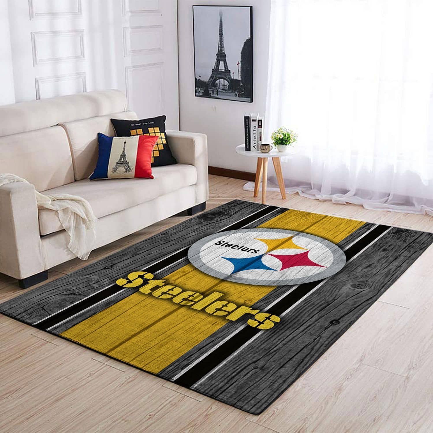 Amazon Pittsburgh Steelers Living Room Area No4673 Rug