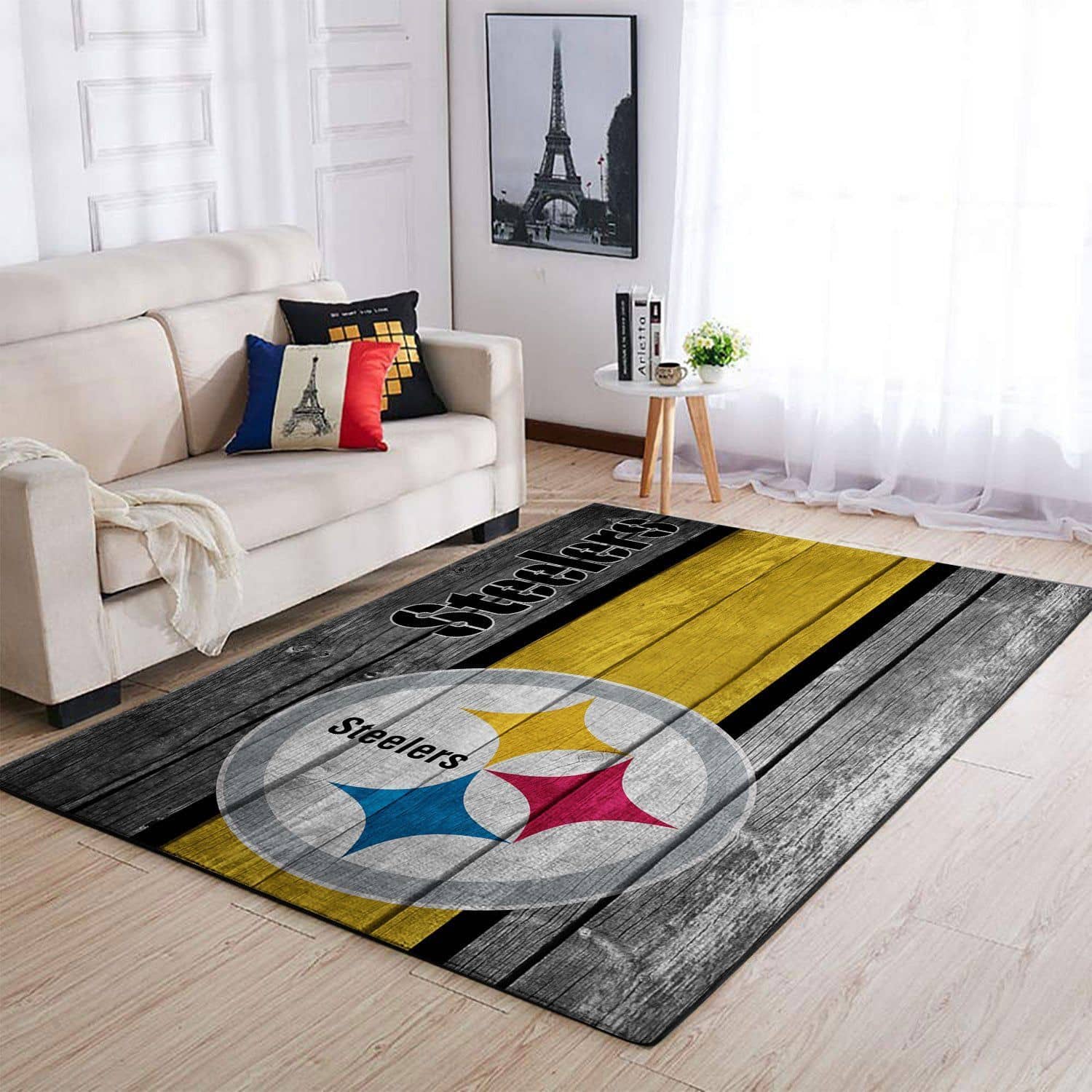 Amazon Pittsburgh Steelers Living Room Area No4674 Rug