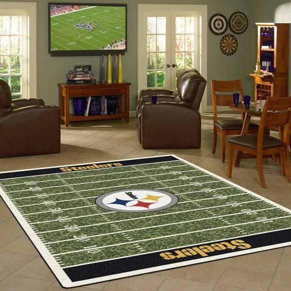 Amazon Pittsburgh Steelers Living Room Area No4678 Rug