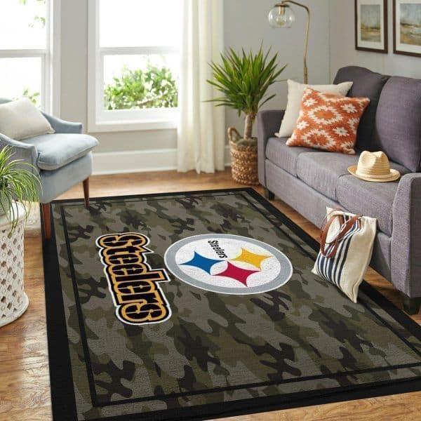 Amazon Pittsburgh Steelers Living Room Area No4679 Rug