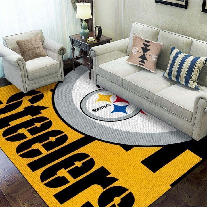 Amazon Pittsburgh Steelers Living Room Area No4680 Rug