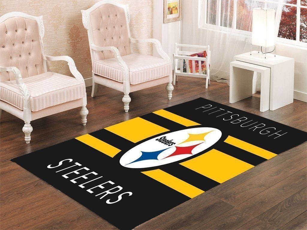 Amazon Pittsburgh Steelers Living Room Area No4683 Rug