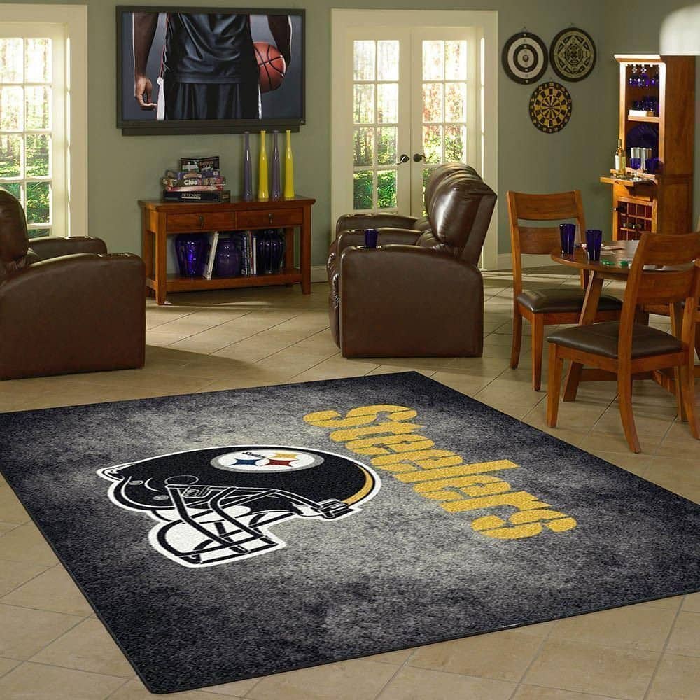 Amazon Pittsburgh Steelers Living Room Area No4687 Rug