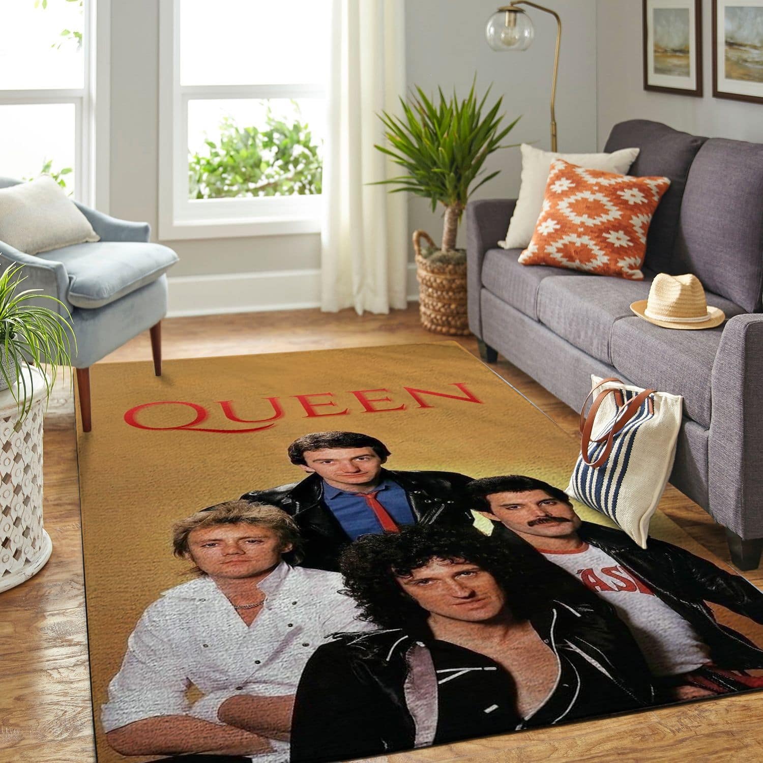 Amazon Queen Band Legend Living Room Area No6490 Rug