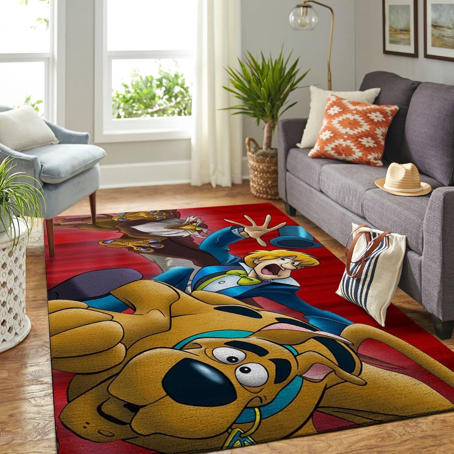 Amazon Scooby Dog Living Room Area No6513 Rug