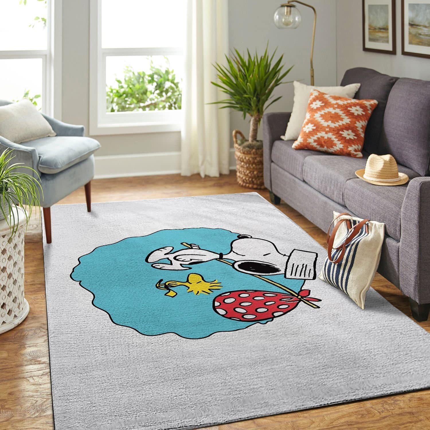 Amazon Snoopy Dog And Peanuts Comic Living Room Area No6545 Rug
