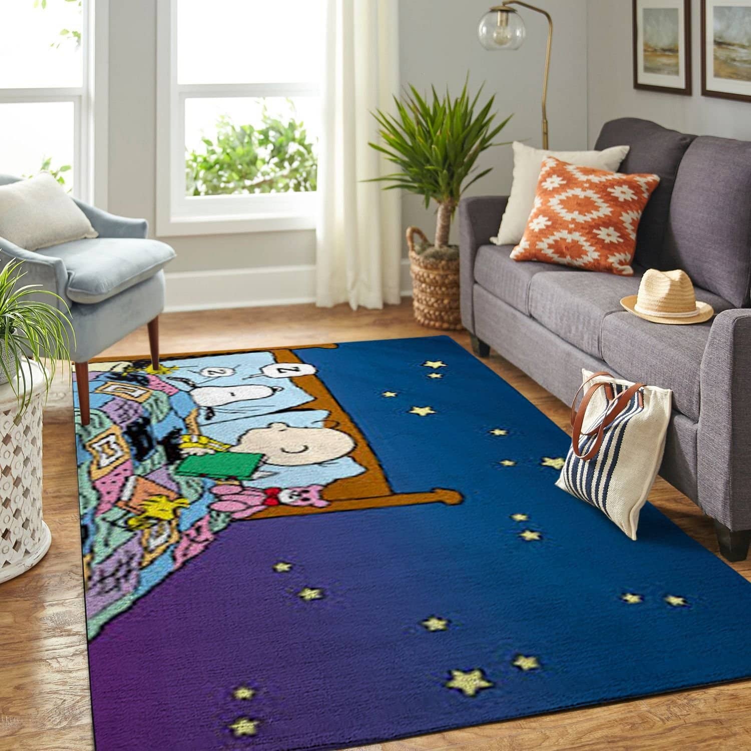 Amazon Snoopy Dog And Peanuts Comic Living Room Area No6558 Rug