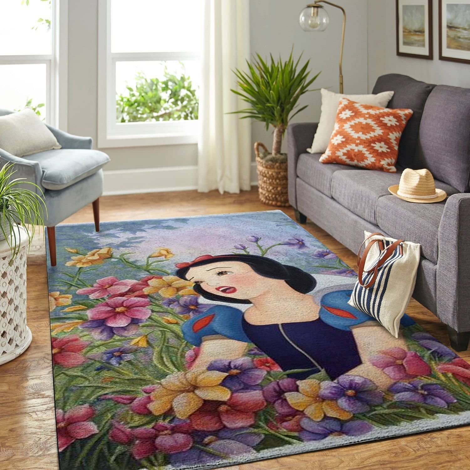 Amazon Snow White And Seven Dwarfs Living Room Area No6571 Rug