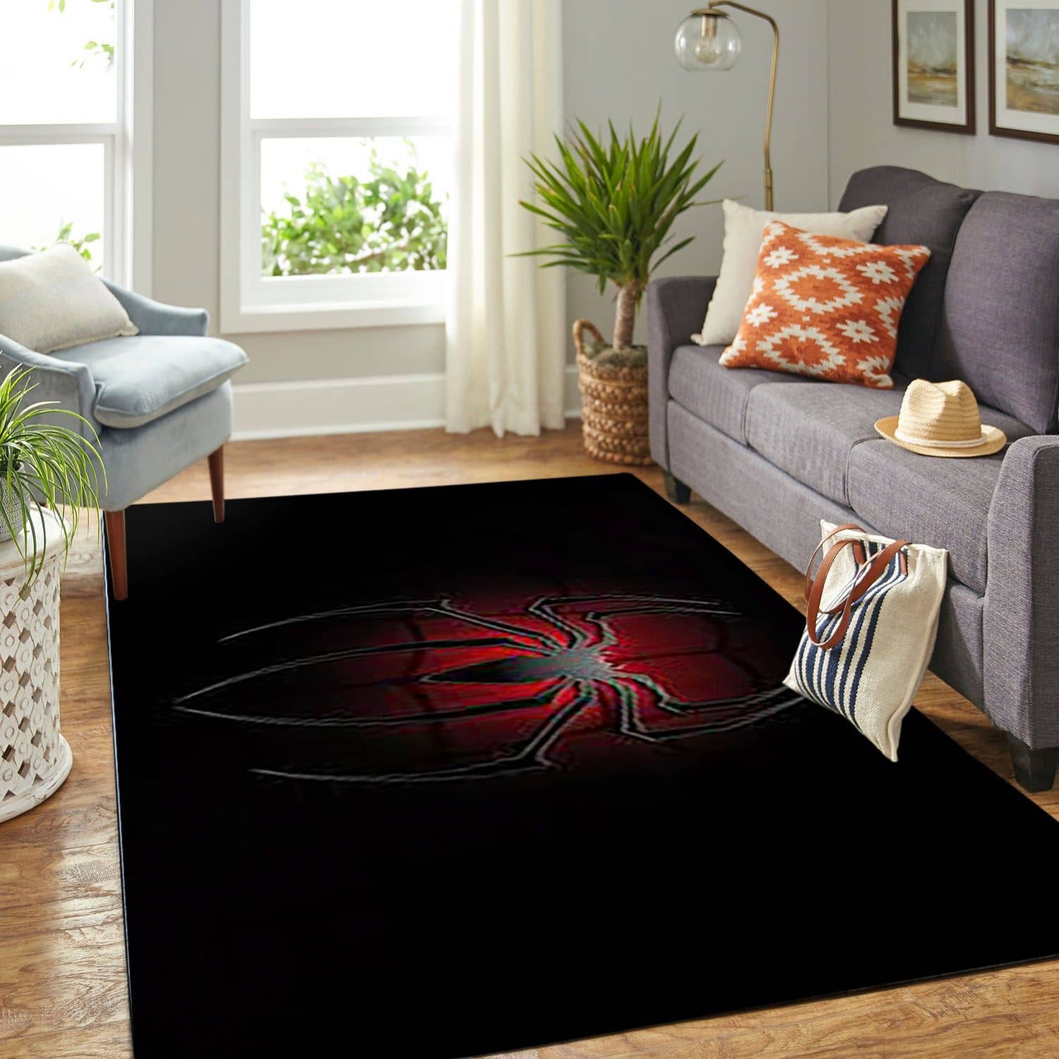 Amazon Spiderman Living Room Area No6595 Rug