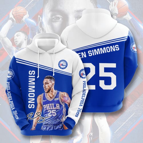 Amazon Sports Team Ben Simmons Philadelphia 76Ers No578 Hoodie 3D