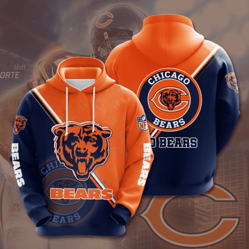 Amazon Sports Team Chicago Bears Nfl No538 Hoodie 3D