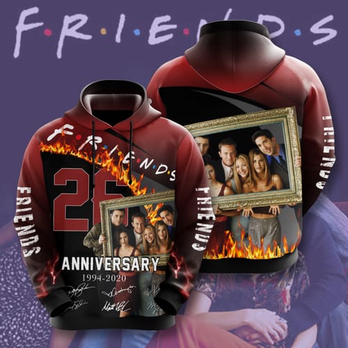 Amazon Sports Team Friends Movie Character Anniversary 26 Years 2020 No602 Hoodie 3D
