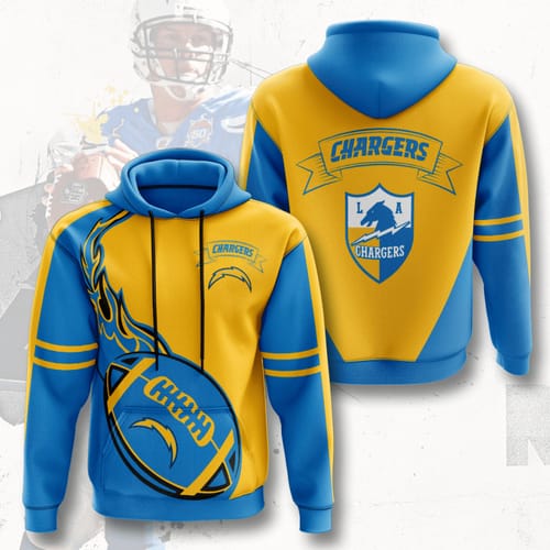 Amazon Sports Team Los Angeles Chargers No648 Hoodie 3D