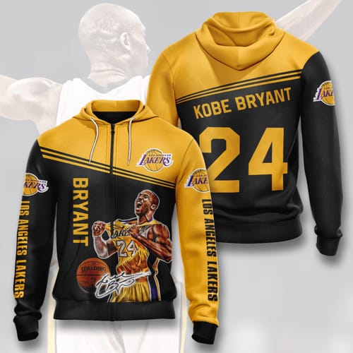 Amazon Sports Team Los Angeles Lakers Kobe Bryant No22 Hoodie 3D