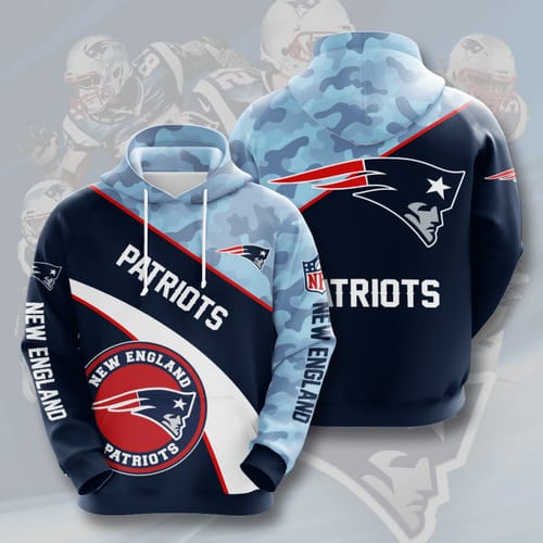 Amazon Sports Team New England Patriots No451 Hoodie 3D
