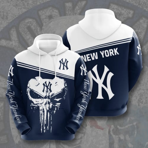 Amazon Sports Team New York Yankees Punisher Skull No749 Pullover 3D Hoodie  - Inktee Store