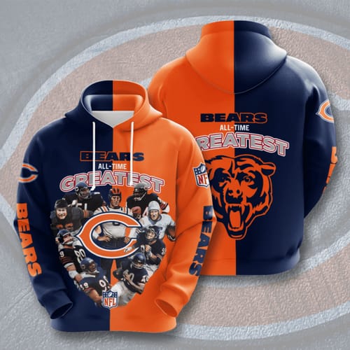 Amazon Sports Team Nfl Chicago Bears No563 Hoodie 3D