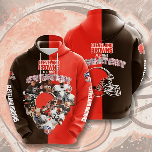 Amazon Sports Team Nfl Cleveland Browns No516 Hoodie 3D