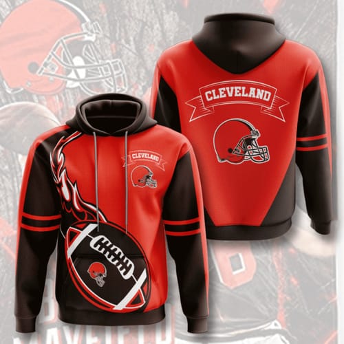 Amazon Sports Team Nfl Cleveland Browns No637 Hoodie 3D