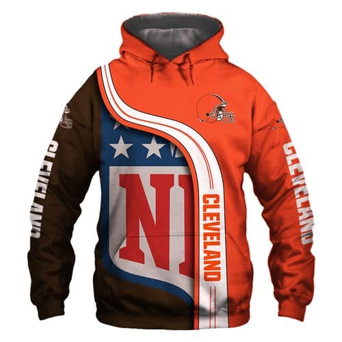 Amazon Sports Team Nfl Cleveland Browns No700 Hoodie 3D