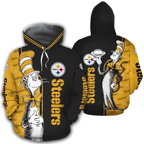 Amazon Sports Team Official Nfl Pittsburgh Steelerss Custom No672 Hoodie 3D