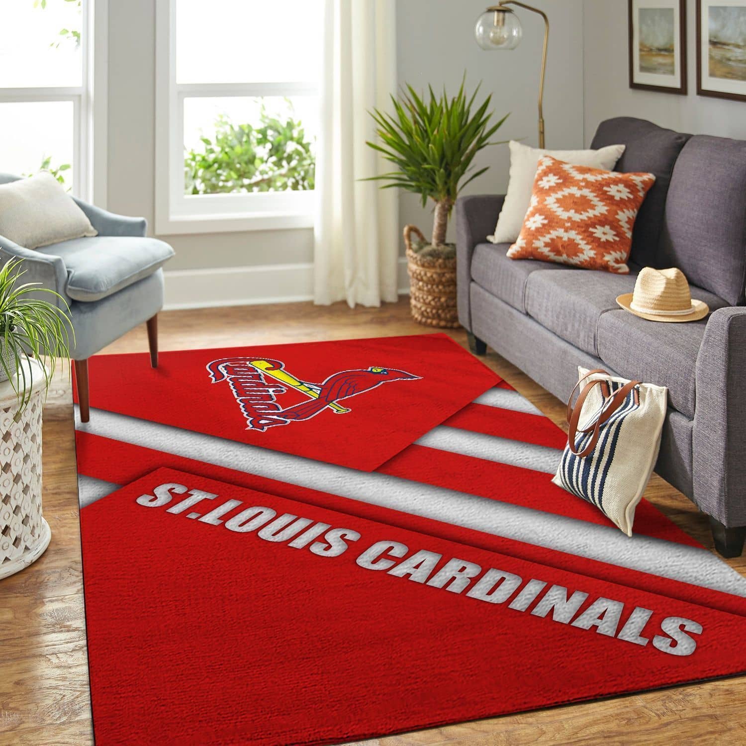 Amazon St.louis Cardinals Living Room Area No5048 Rug
