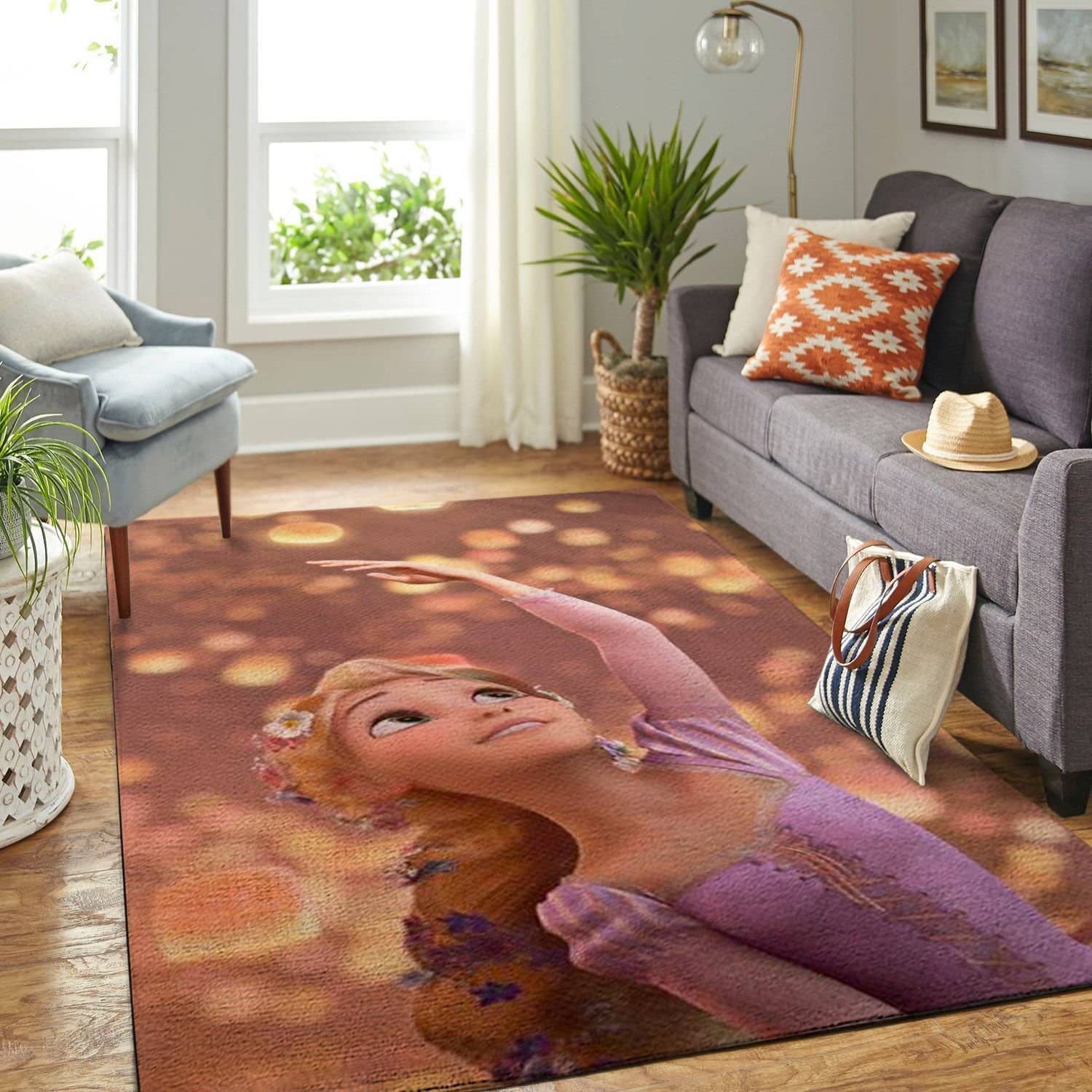 Amazon Tangled Disney Movie Living Room Area No6680 Rug
