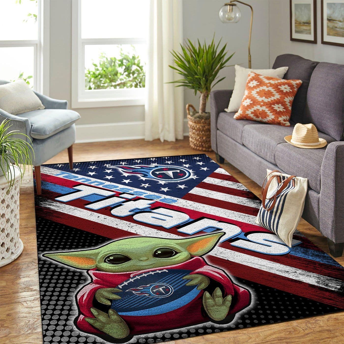 Amazon Tennessee Titans Living Room Area No5121 Rug