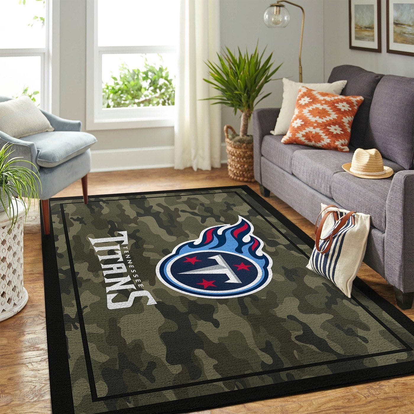 Amazon Tennessee Titans Living Room Area No5122 Rug