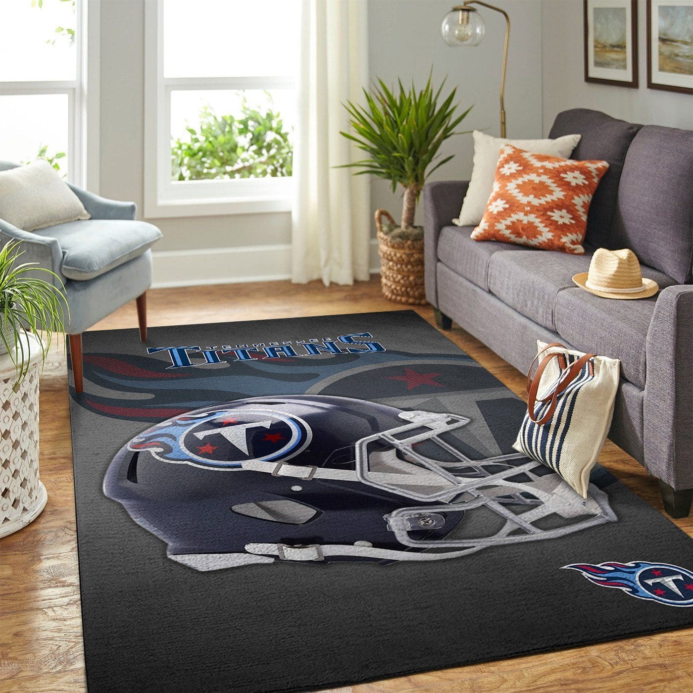 Amazon Tennessee Titans Living Room Area No5125 Rug