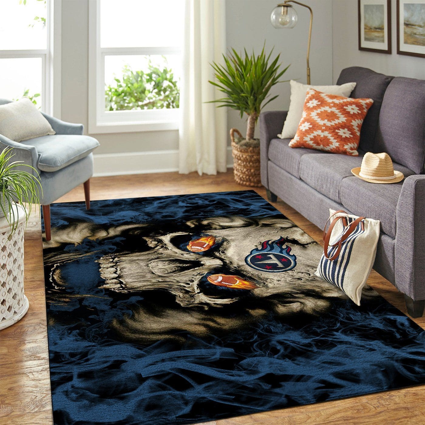 Amazon Tennessee Titans Living Room Area No5131 Rug