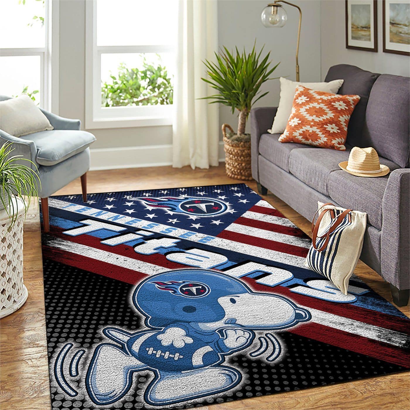 Amazon Tennessee Titans Living Room Area No5132 Rug