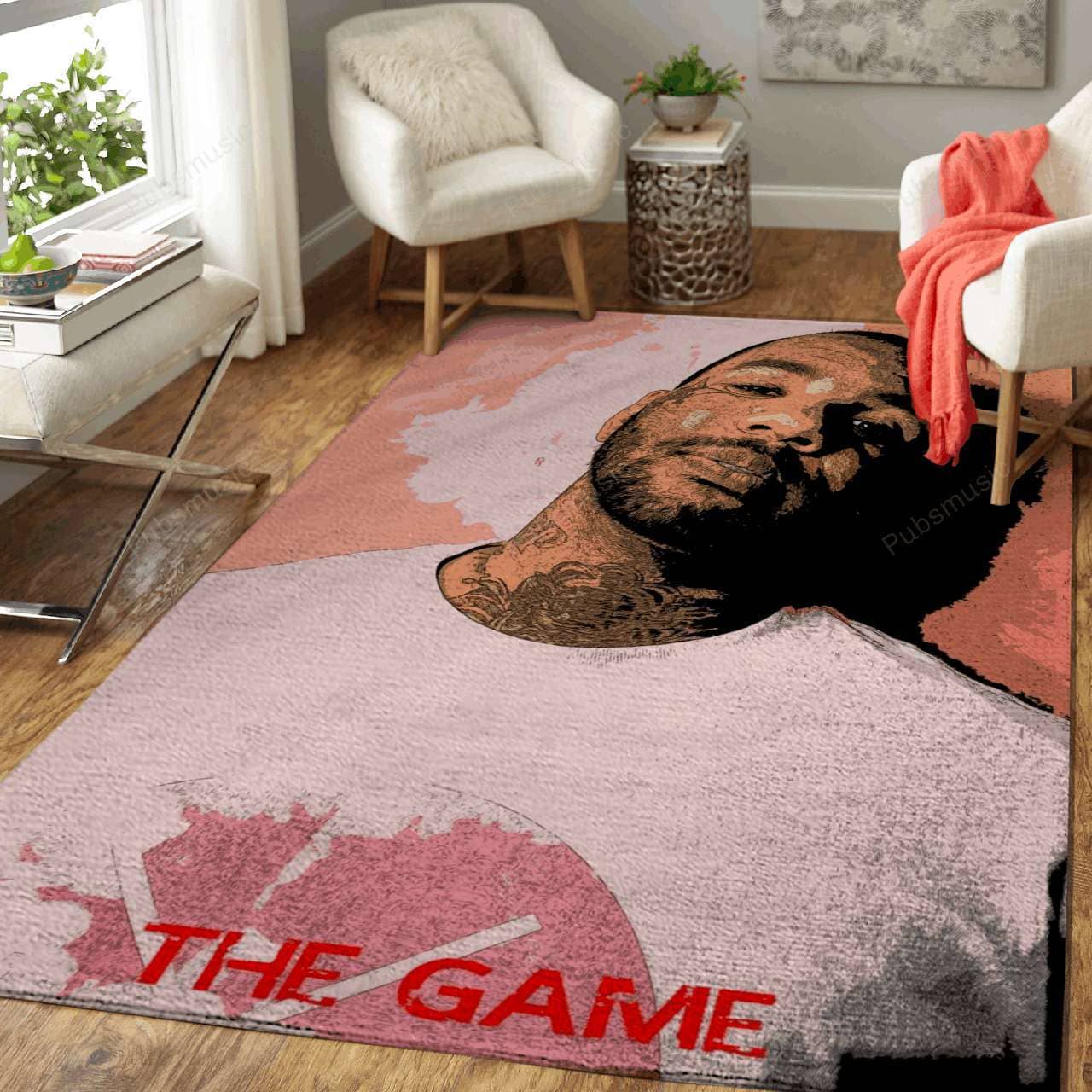 Amazon The Game - Music Art For Fans Living Room Area No6686 Rug