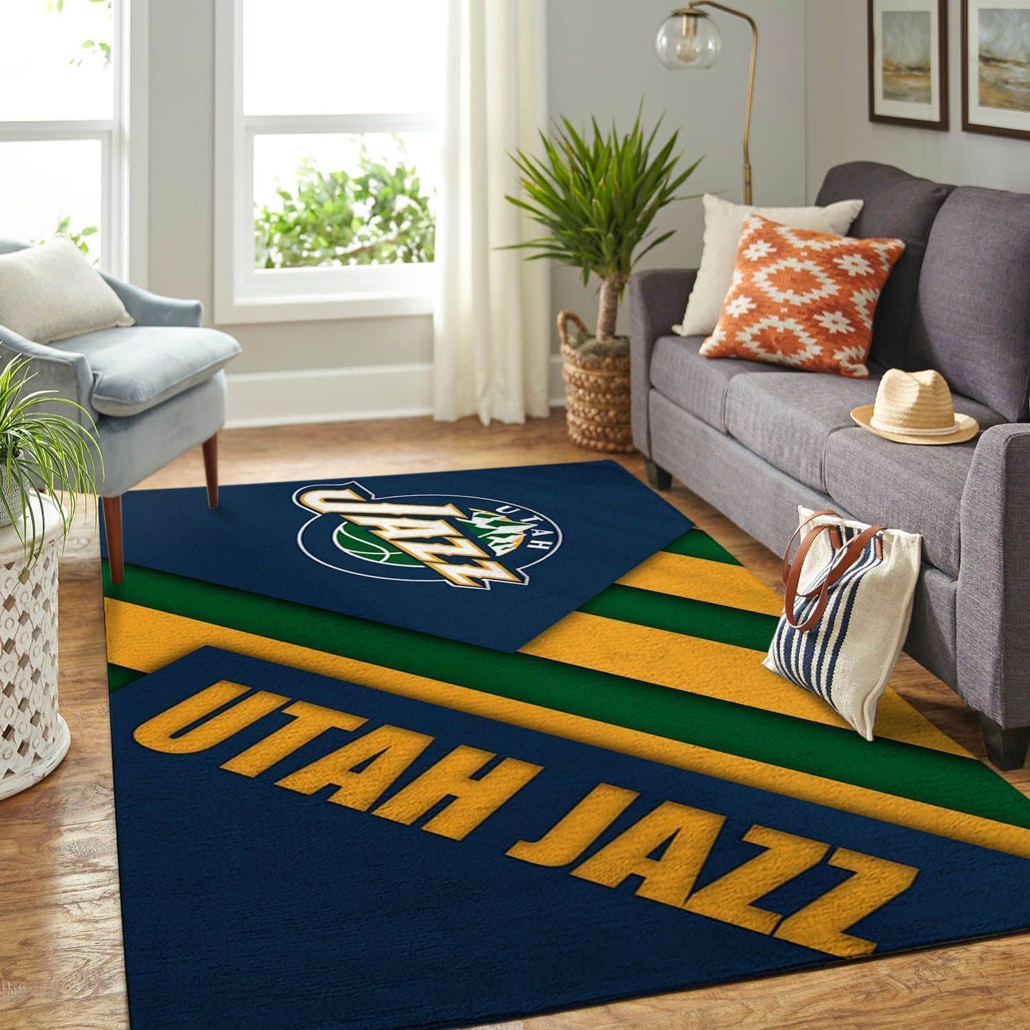 Amazon Utah Jazz Living Room Area No5303 Rug