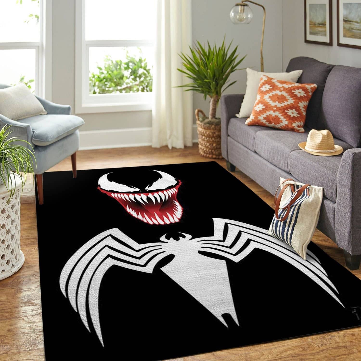 Amazon Venom Living Room Area No6846 Rug