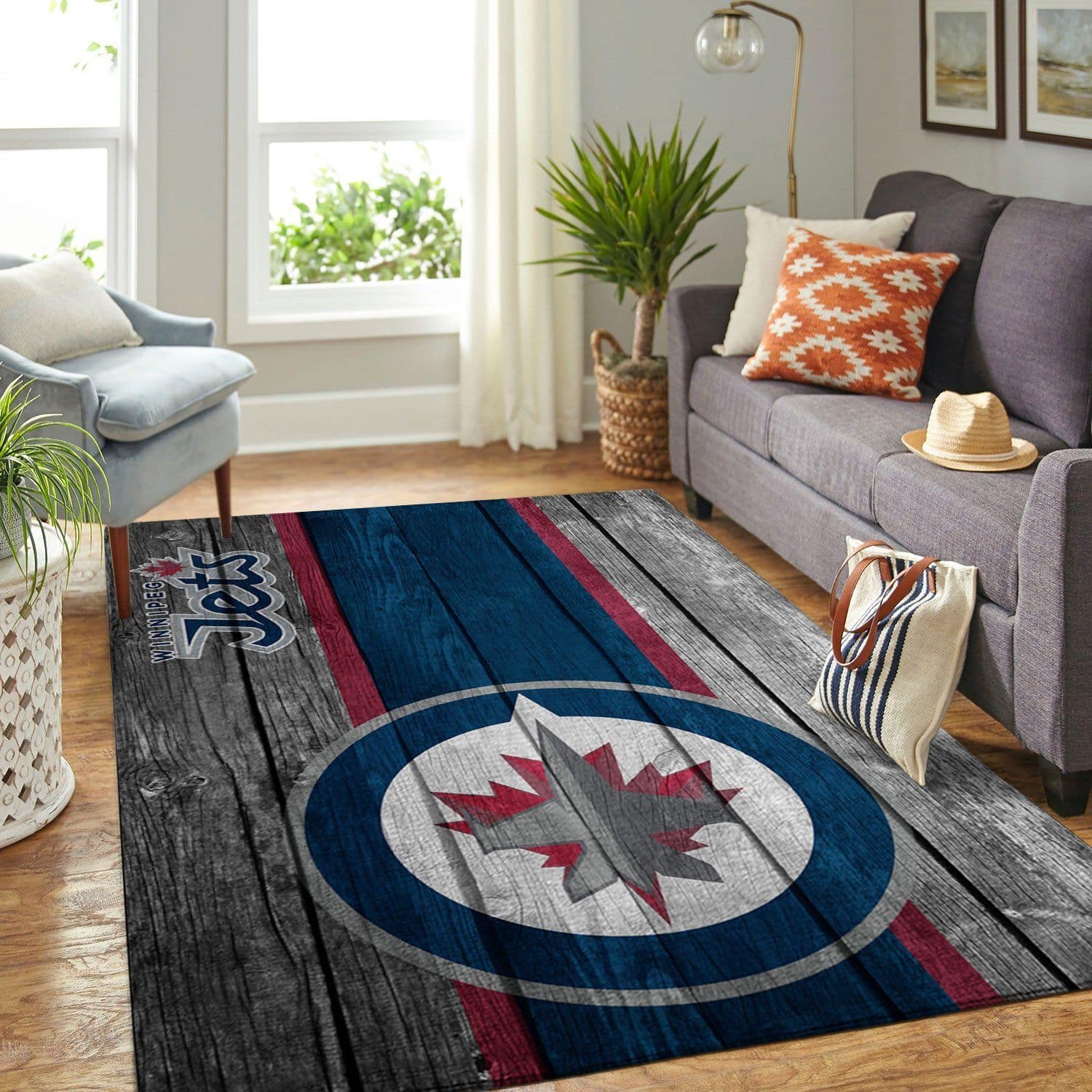 Amazon Winnipeg Jets Living Room Area No5460 Rug