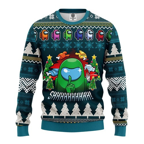 Among Us Impostor Christmas Ugly Sweater