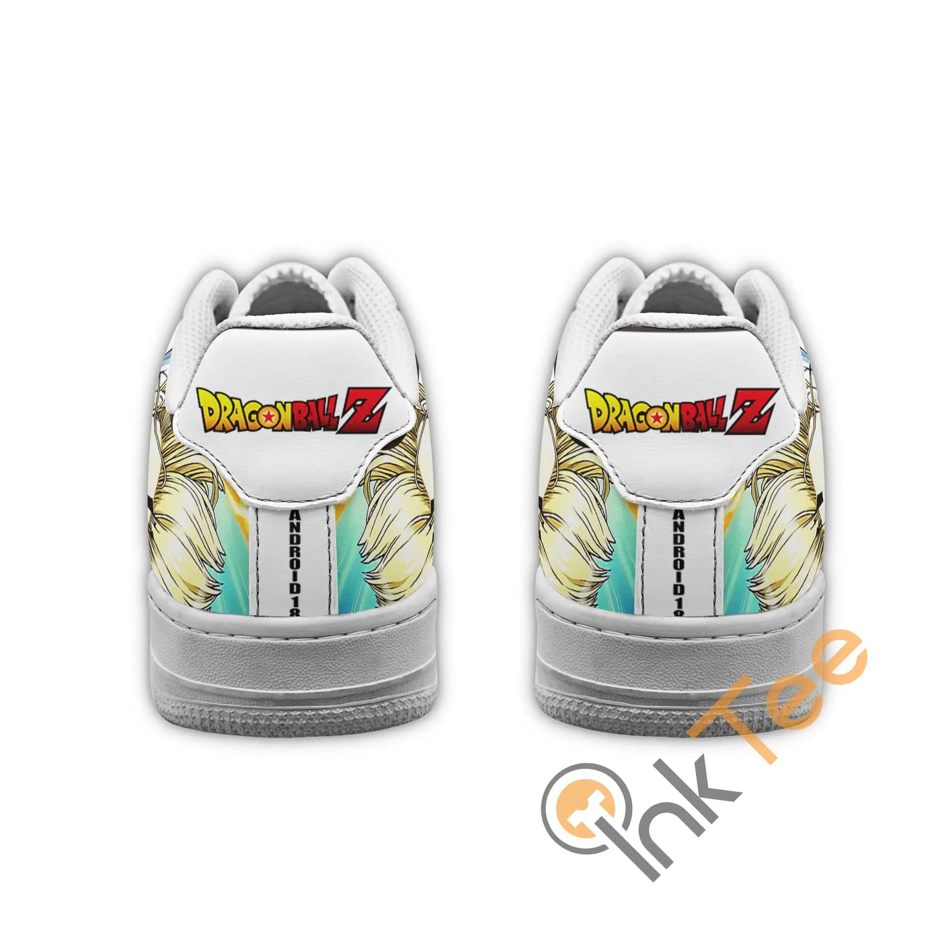 Android 18 Dragon Ball Z Anime Fan Gift Amazon Nike Air Force Shoes