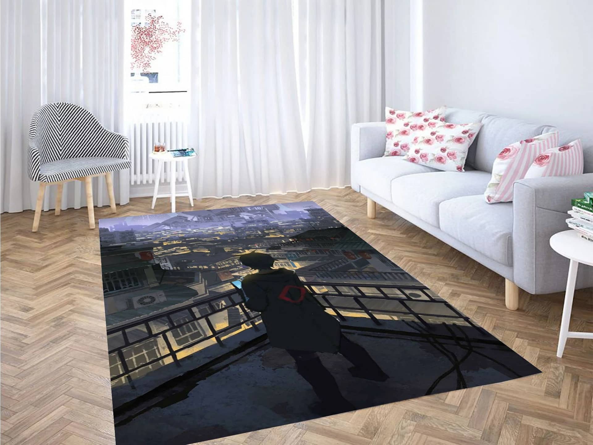 Anime 2049 Style Carpet Rug