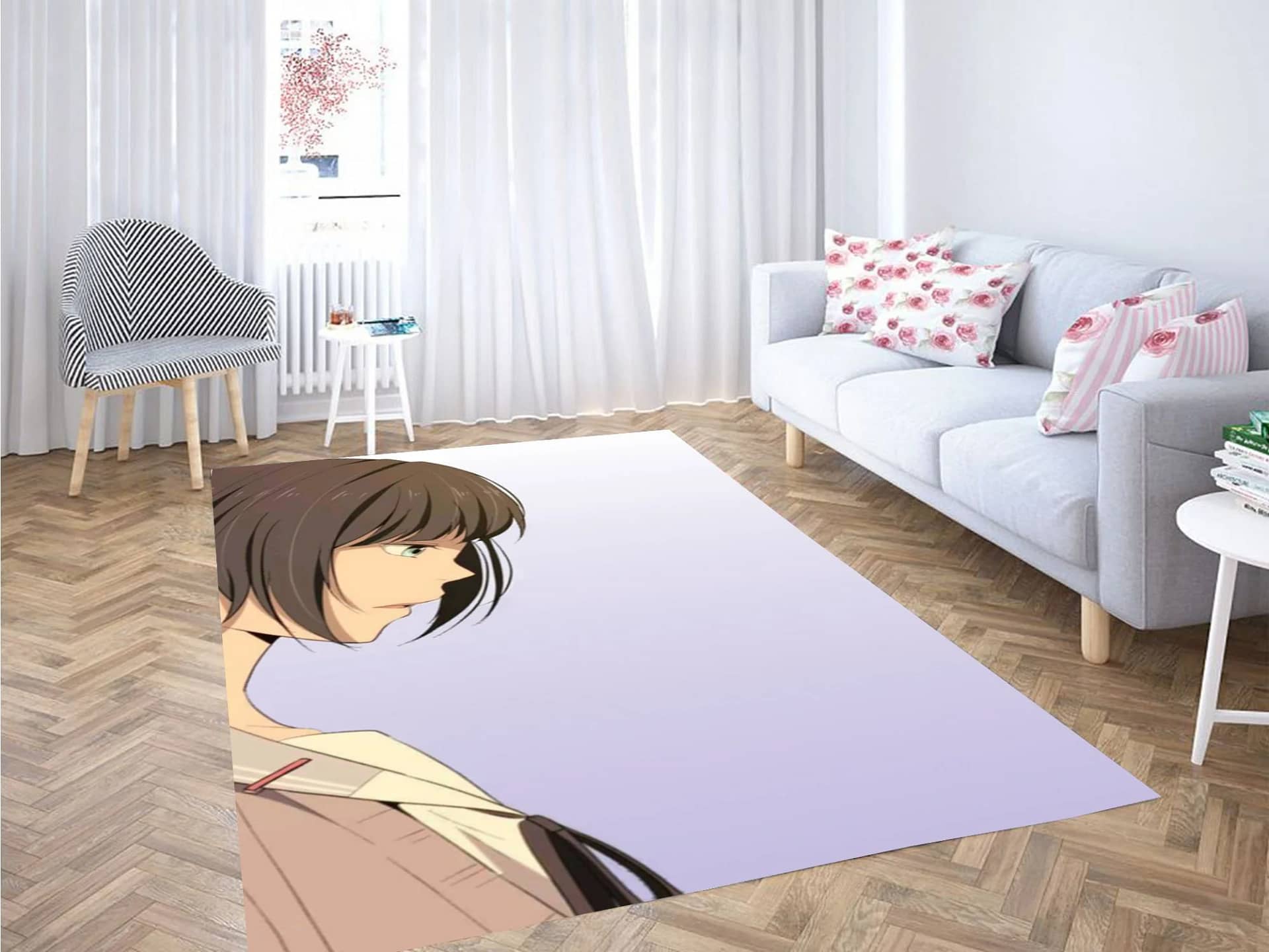 Anime Beautiful Wallpaper Carpet Rug