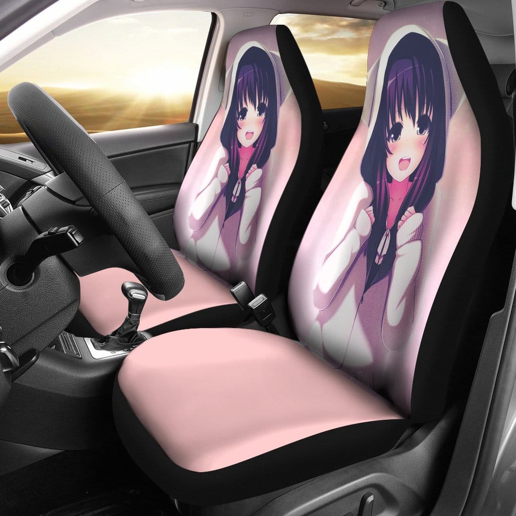 Anime Cat Girl Car Seat Covers