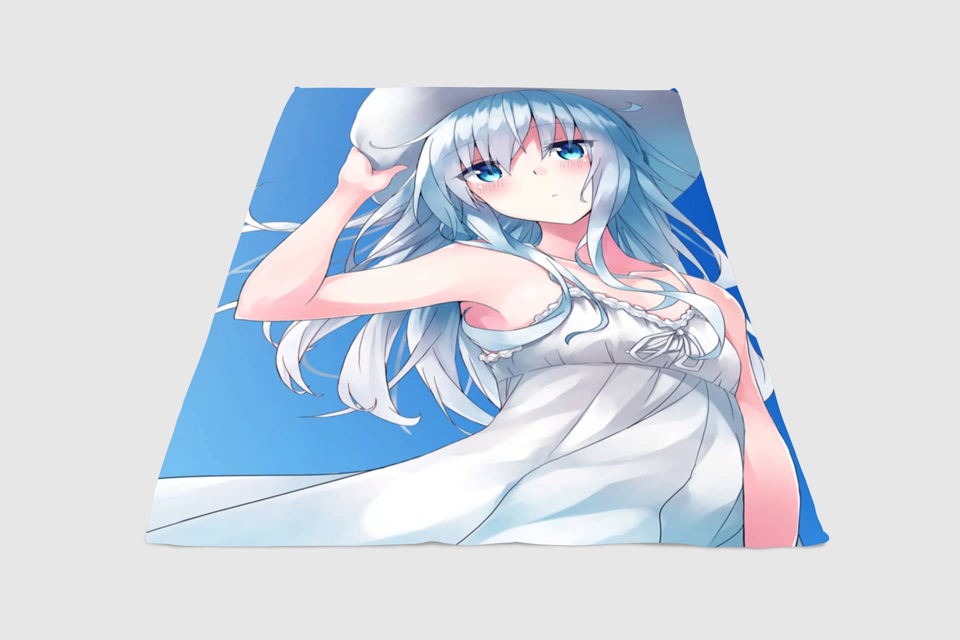Anime Cute Girl Fleece Blanket