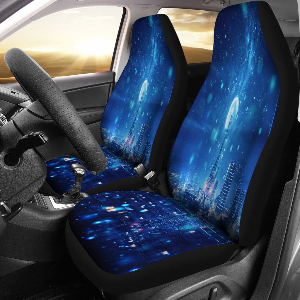 Anime Night Landscape 1 Car Seat Covers