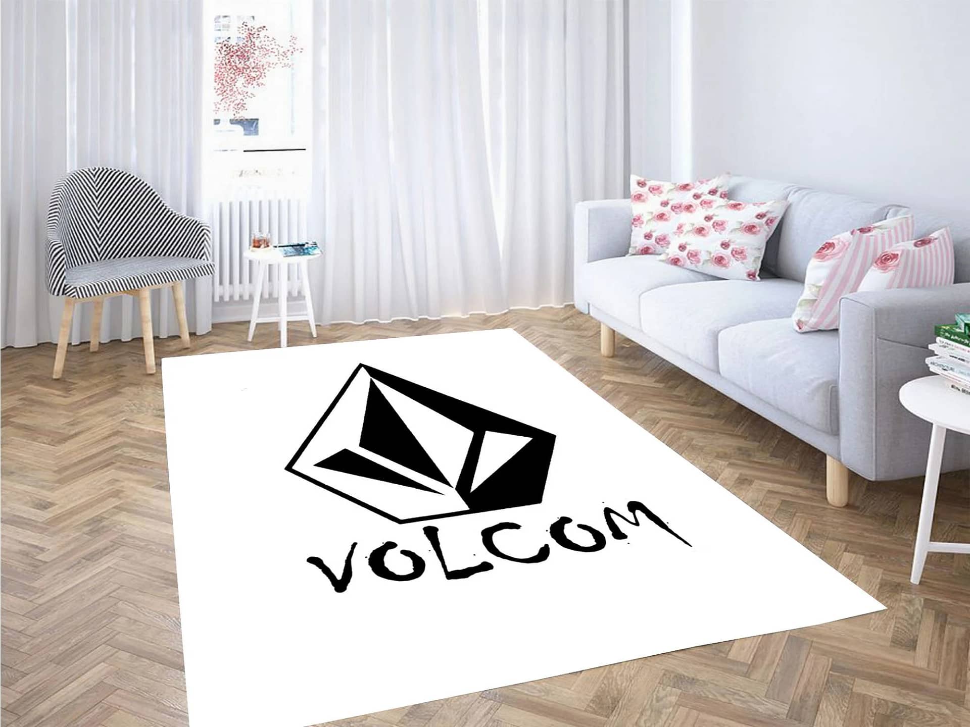 Another Font Volco Skatewear Fashion Carpet Rug