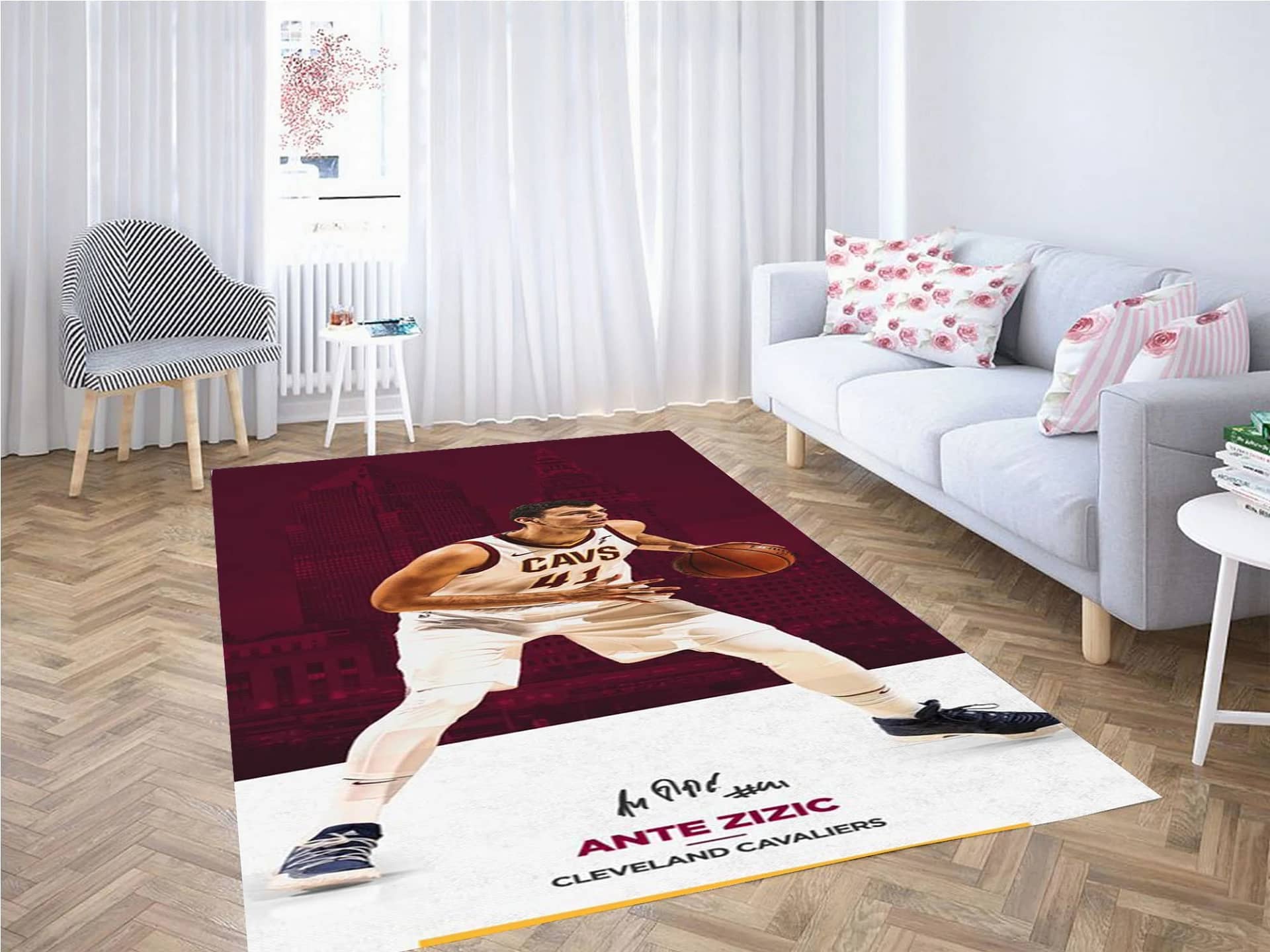 Ante Zizic Cavs Carpet Rug