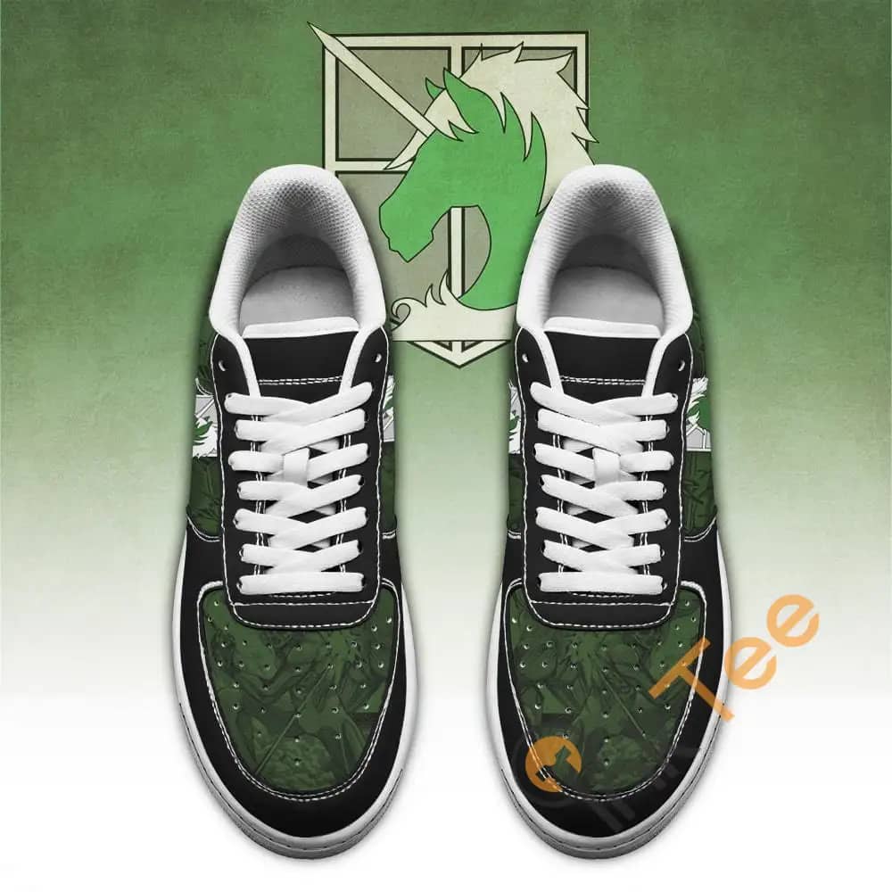 Aot Military Police Attack On Titan Anime Amazon Nike Air Force Shoes
