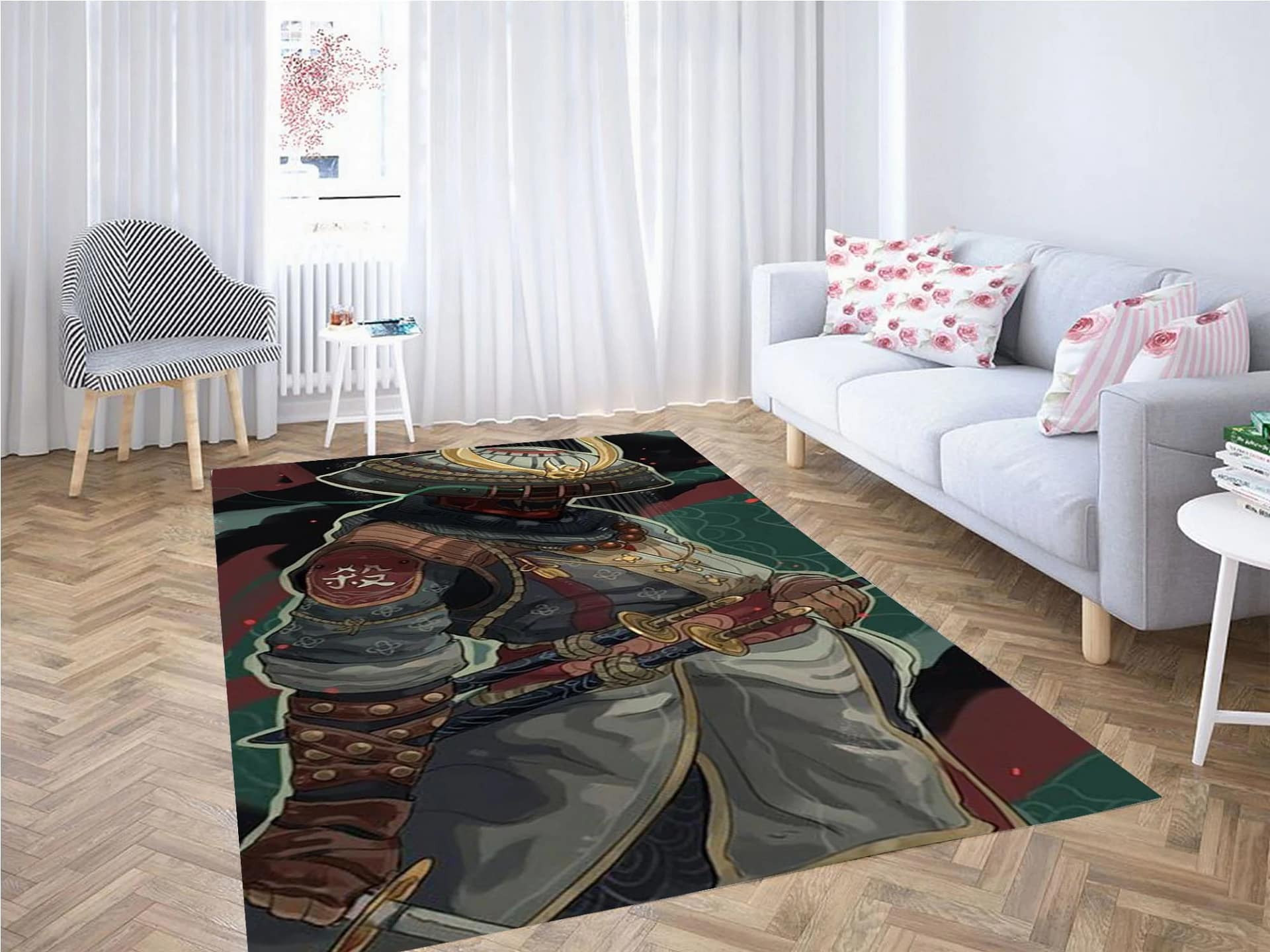Aramusha Sword Carpet Rug