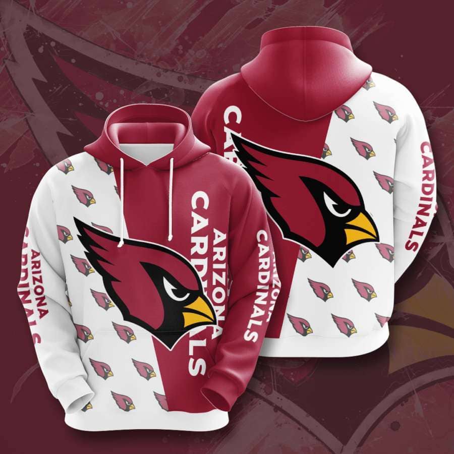Arizona Cardinals No67 Custom Hoodie 3D